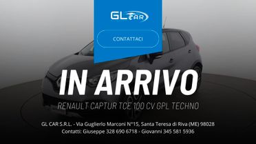 Renault Captur TCe 100 CV GPL Techno