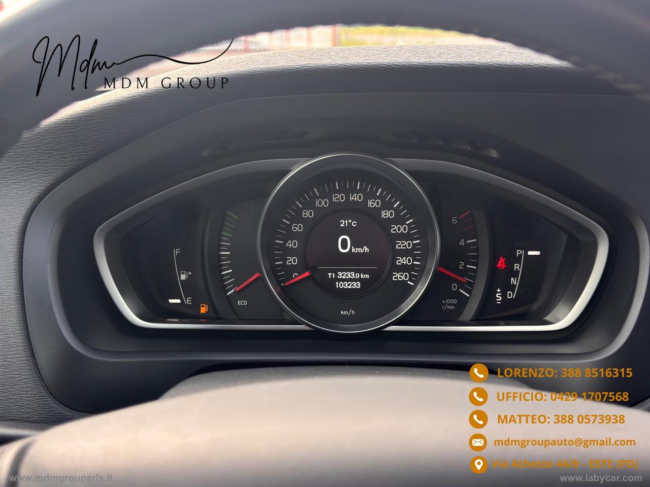 VOLVO V40 D2 1.6 Powershift Summum OK NEOPATENTATI