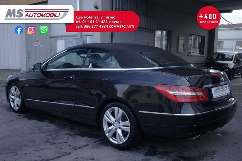 Mercedes-Benz Classe E Mercedes-Benz Classe E 220 CDI Cabrio BlueEFFICIENCY Avantgarde Unicoproprietario