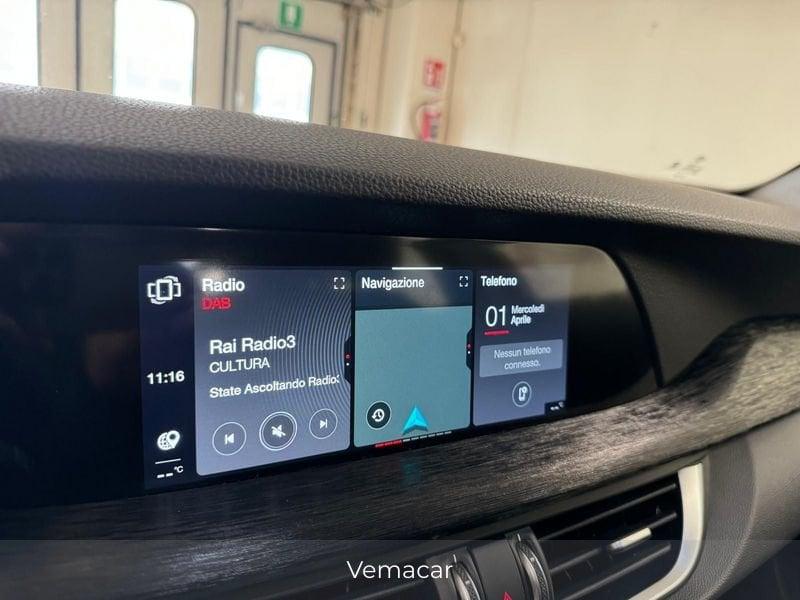 Alfa Romeo Stelvio 2.2 T D 190CV Business AT8 Q4-PELLE TOT-RETROC PACK DRIVER-ENTRY SAFETY SOLO KM 50700!