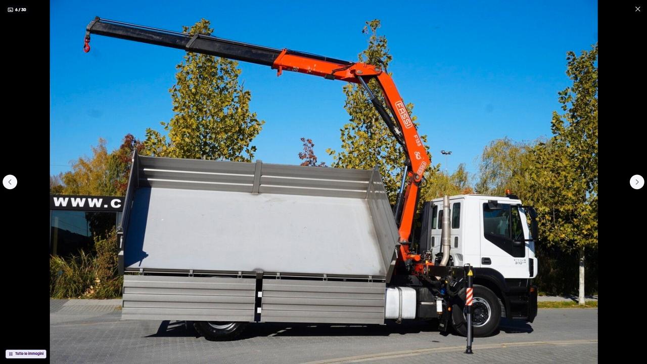 IVECO STRALIS 310 E6 RIBALTABILE TRILATERALE