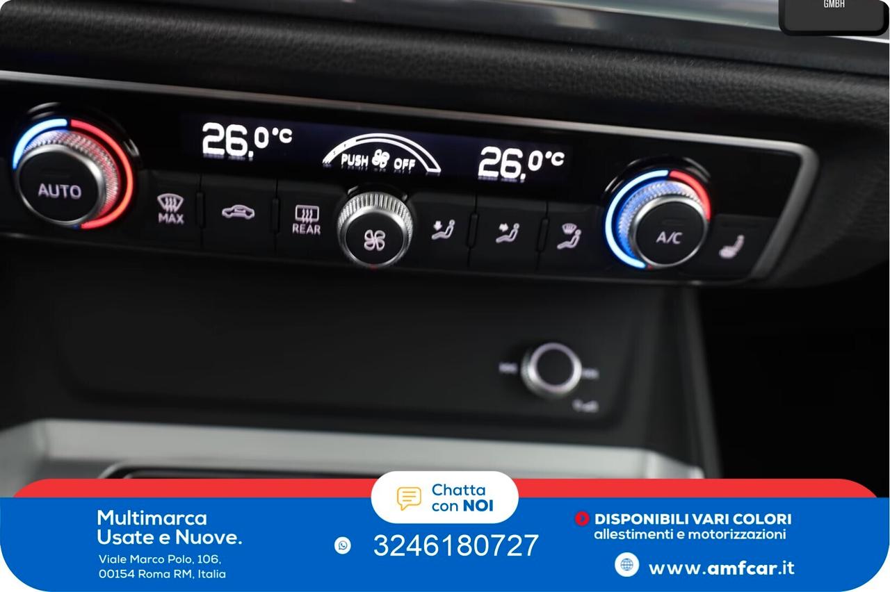 Audi Q3 35 TDI S tronic S line Panoramico telecamera car play