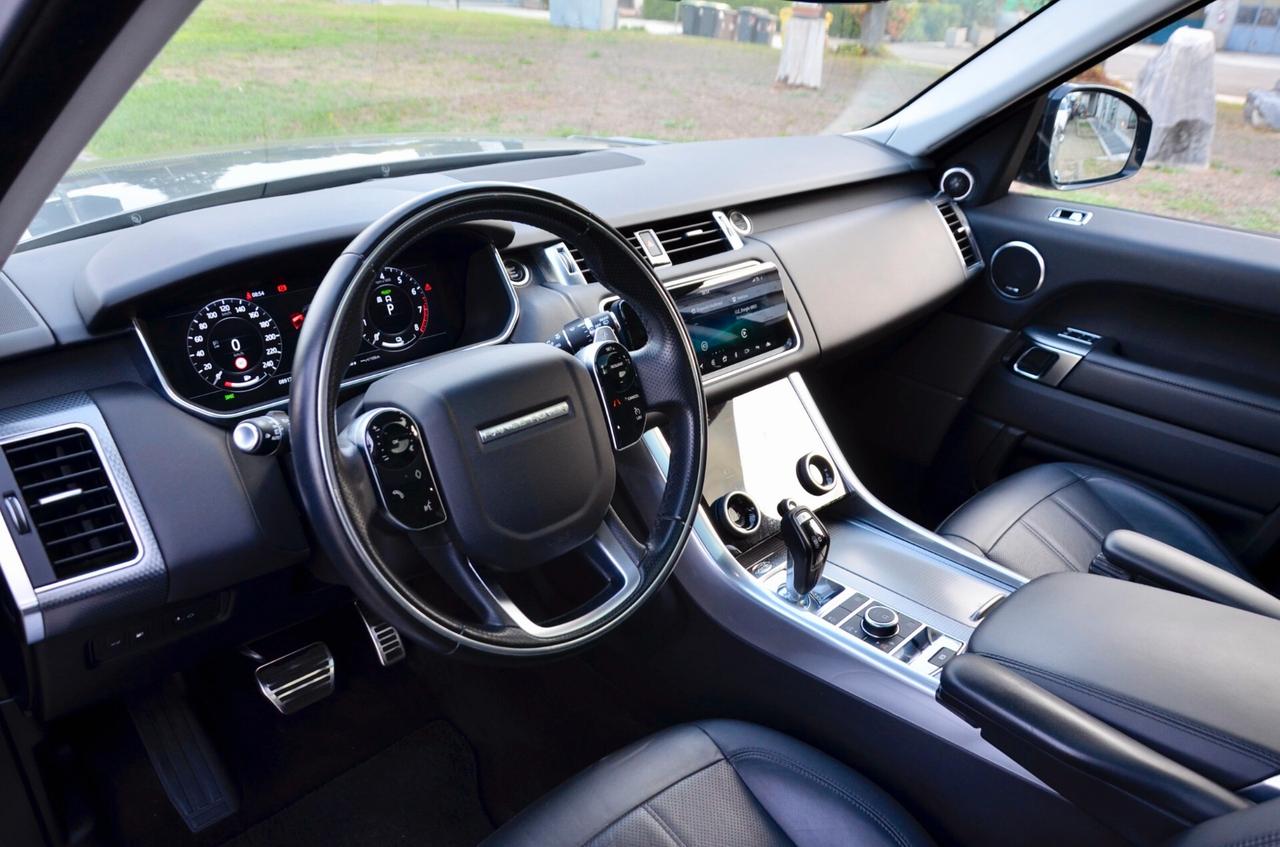 LAND ROVER RANGE ROVER SPORT 2.0 P400e PHEV PLUG IN HSE DYNAMIC 404cv AUTO, UFF ITALIANA, SERVICE LAND ROVER, TETTO, HI-FI MERIDIAN, PELLE, FARI FULL LED, RETROCAMERA, 21", PERMUTE