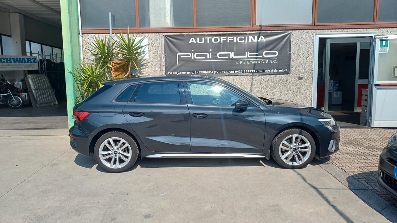 Audi A3 SPB 35 TFSI S tronic MHEV ibrida