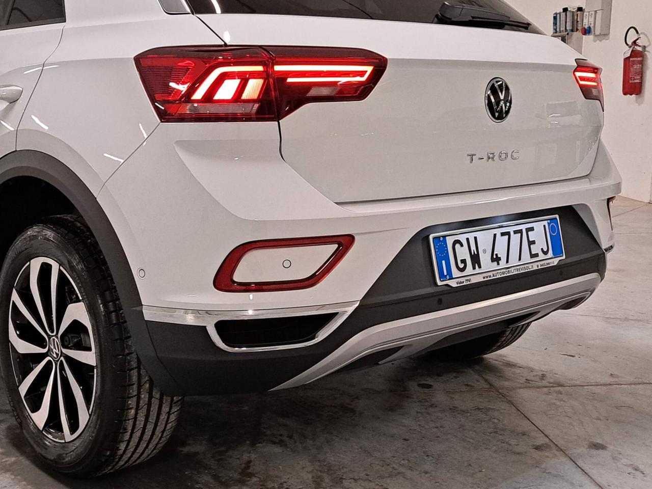 Volkswagen T-Roc 1000 TSI 116CV Style Km.0 Bi-colore Bianco/Nero