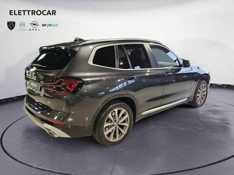 BMW X3 xDrive 20d 190cv Automatica MH48V con Gancio Traino