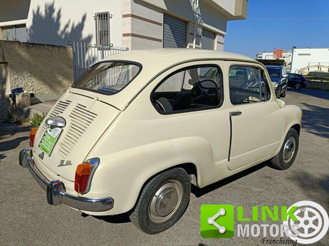 FIAT 600 D FANALONA LIBRETTO E TARGHE ORIGINALI