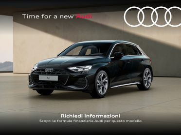 Audi A3 sportback 2.0 tdi s line edition 150cv s-tronic