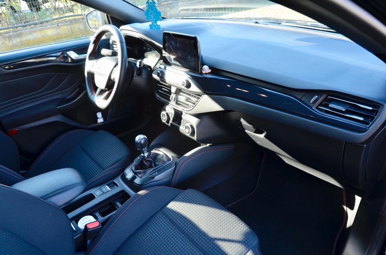 FORD FOCUS 1.0 ECOBOOST HYBRID ST-LINE X 155cv, UFF ITALIANA, SERVICE FORD, RETROCAMERA, APPLE ANDROID, PERMUTE