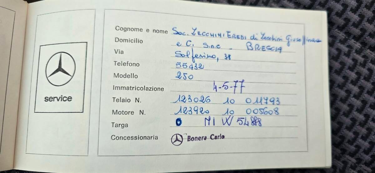 Mercedes Classe E 250 BZ 6L 140CV **ASI CONSERVATA E ORIGINALE**