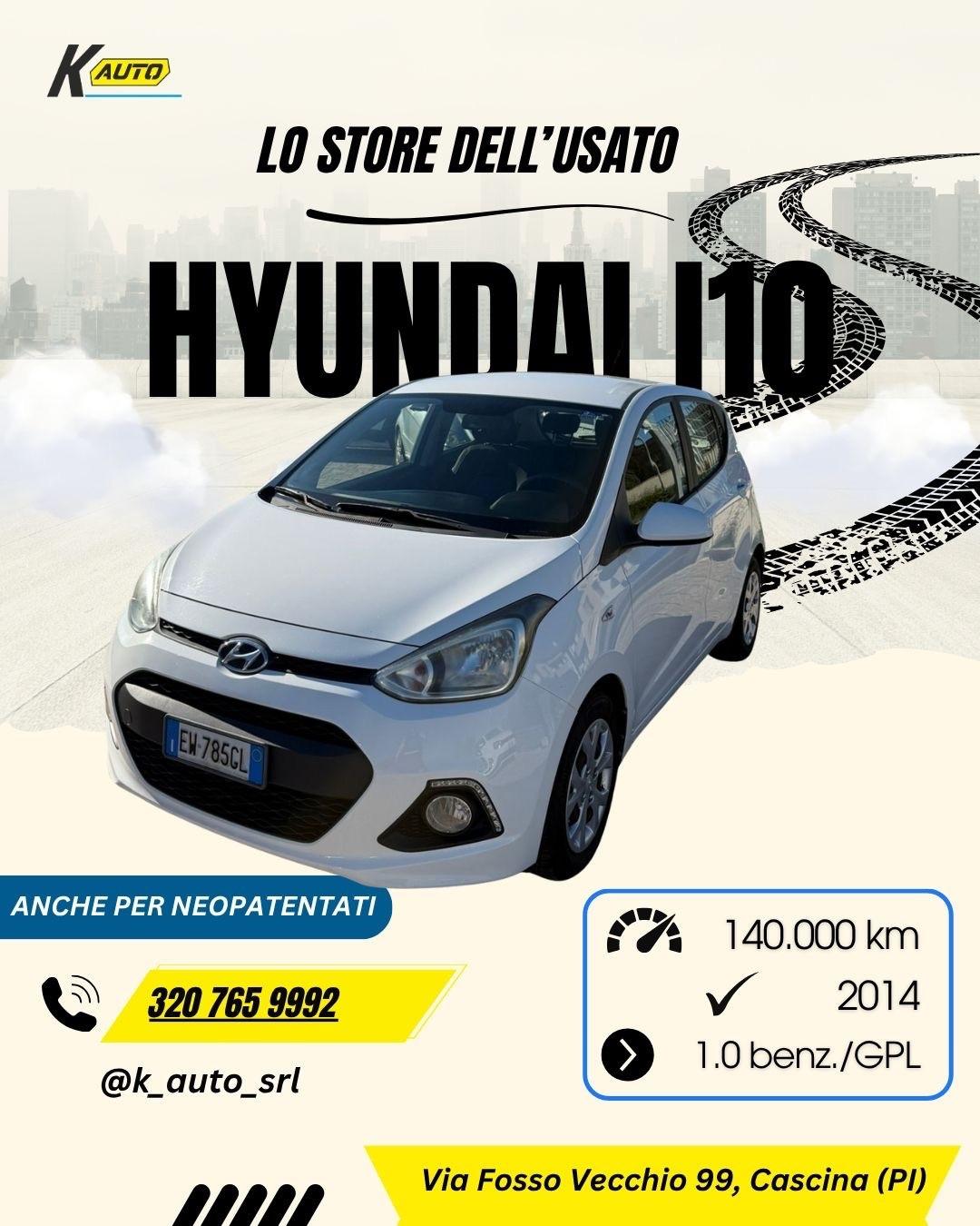 Hyundai i10 1.0 B/GPL