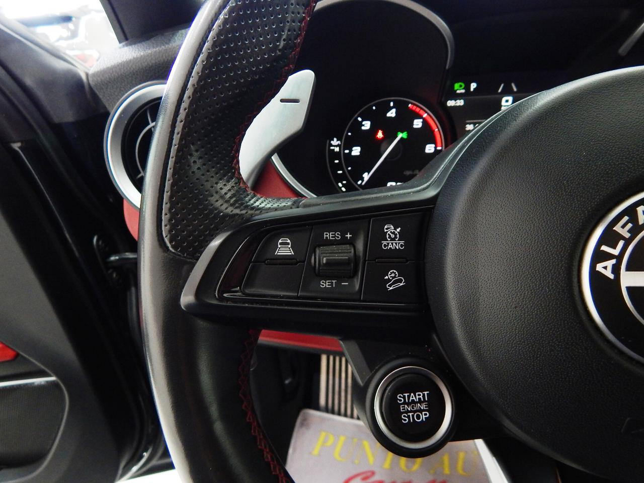 Alfa Romeo Stelvio 2.2 t Veloce Q4 210cv TETTO-NAVI-PELLE ROSSA-PARK