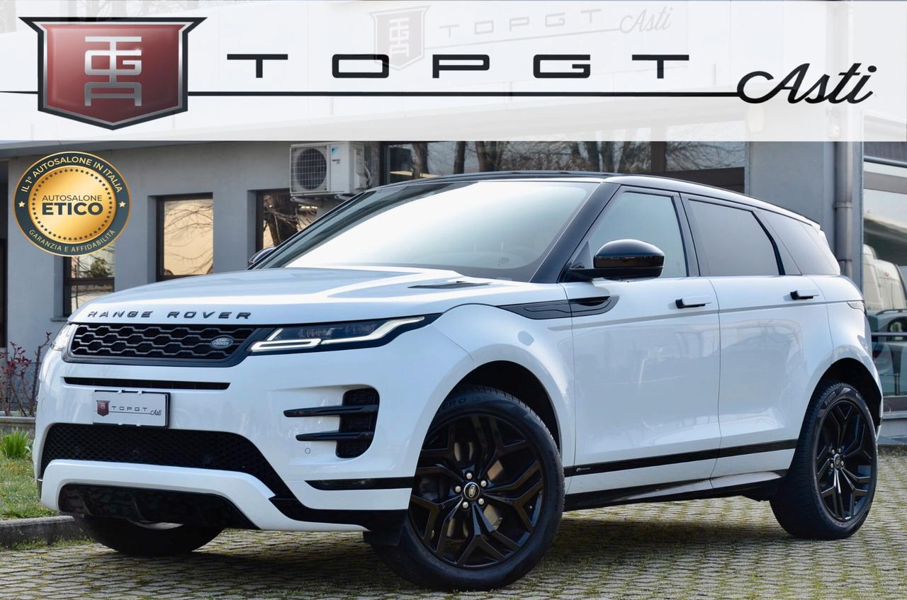 LAND ROVER RANGE ROVER EVOQUE 2.0d i4 MHEV R-DYNAMIC HSE AWD 150cv AUTO, UNICOPROPRIETARIO, PERFETTA, UFF ITALIANA, EURO 6D, NAVI, RETROCAMERA, 20", PERMUTE