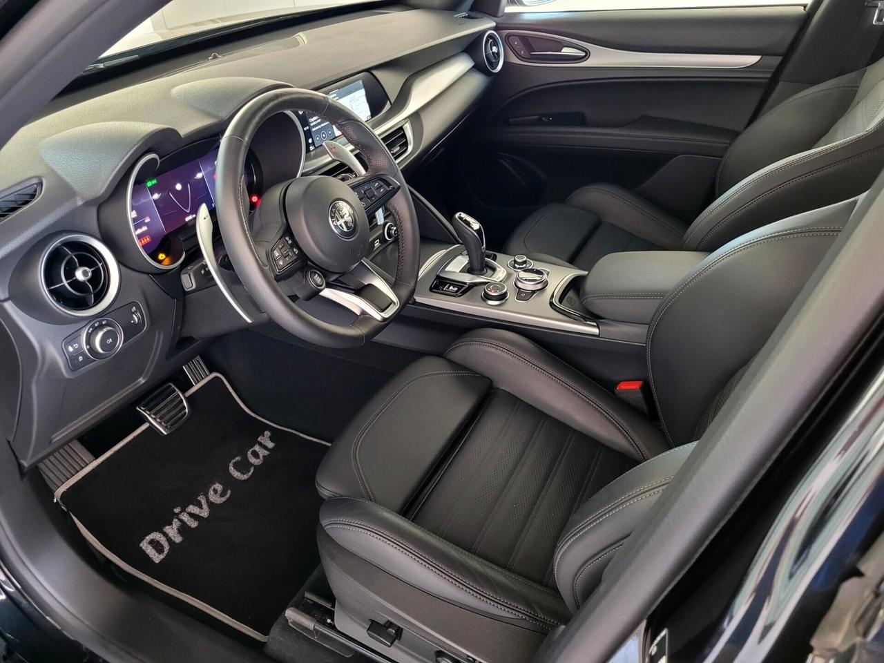 ALFA ROMEO STELVIO TURBO VELOCE Q4 AT8 2.2 MTJ 210CV TOTAL BLACK C20"