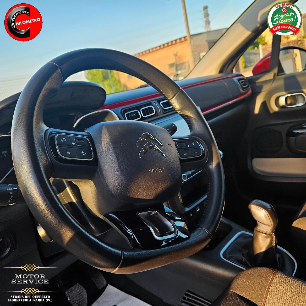 Citroen C3 PureTech 82 Shine KM DOCUMENTATI DA 99€ MESE