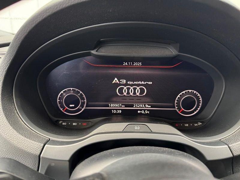 Audi A3 A3 SPB 2.0 TDI 184 CV quattro S tronic Sport