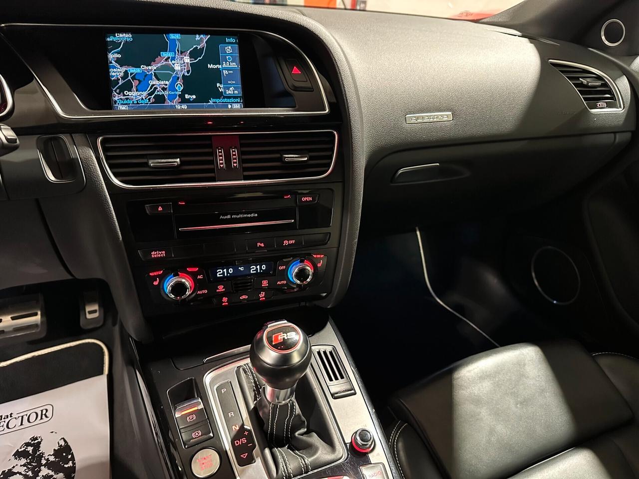 Audi RS5 4.2 V8 QUATTRO -SEDILI SPORTIVI-TAGLIANDI