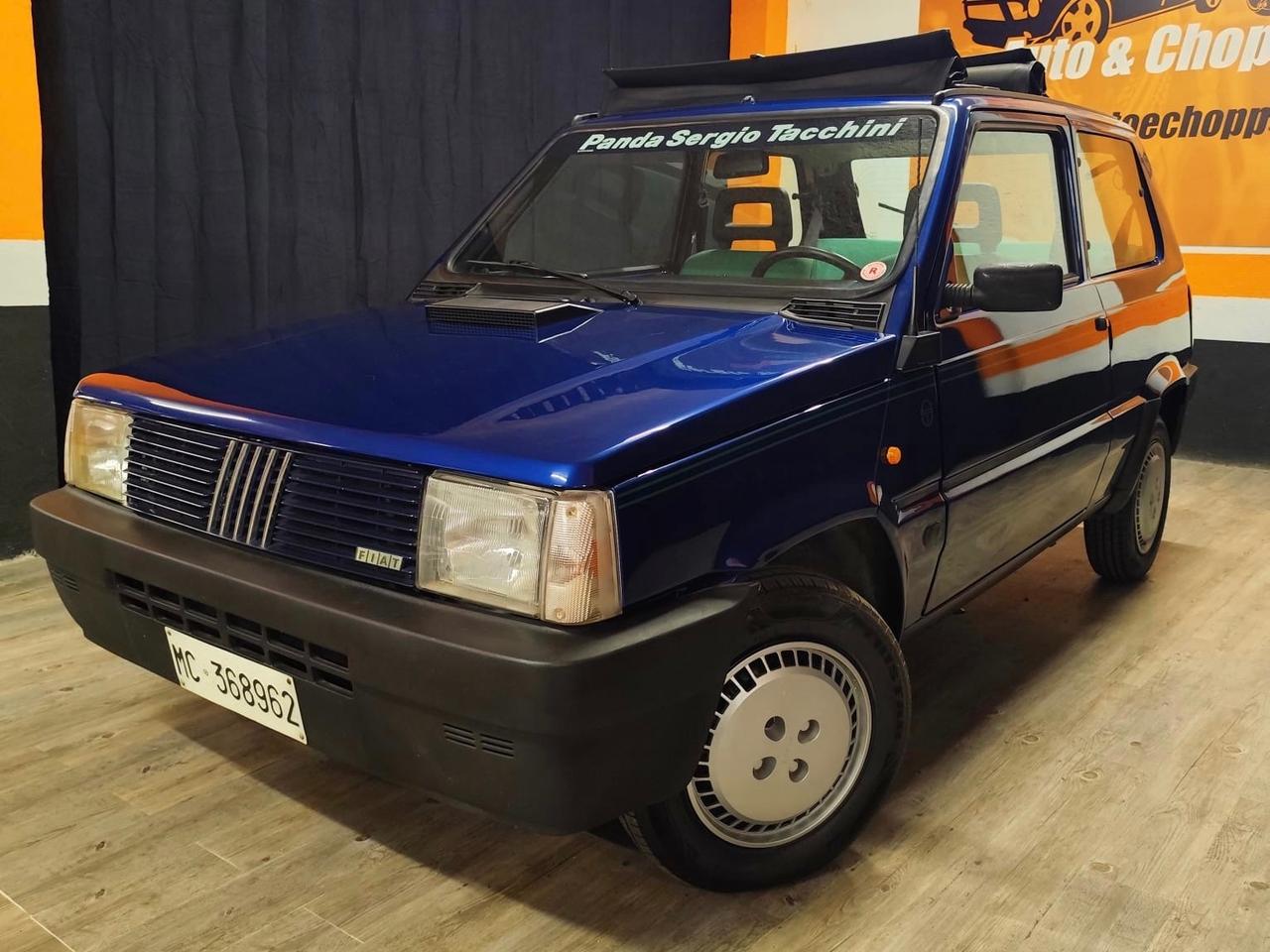 STRAORDINARIA FIAT PANDA SERGIO TACCHINI 750 FIRE, UNICO PROPRIETARIO CON SOLI 46.308 KM CON TETTO APRIBILE