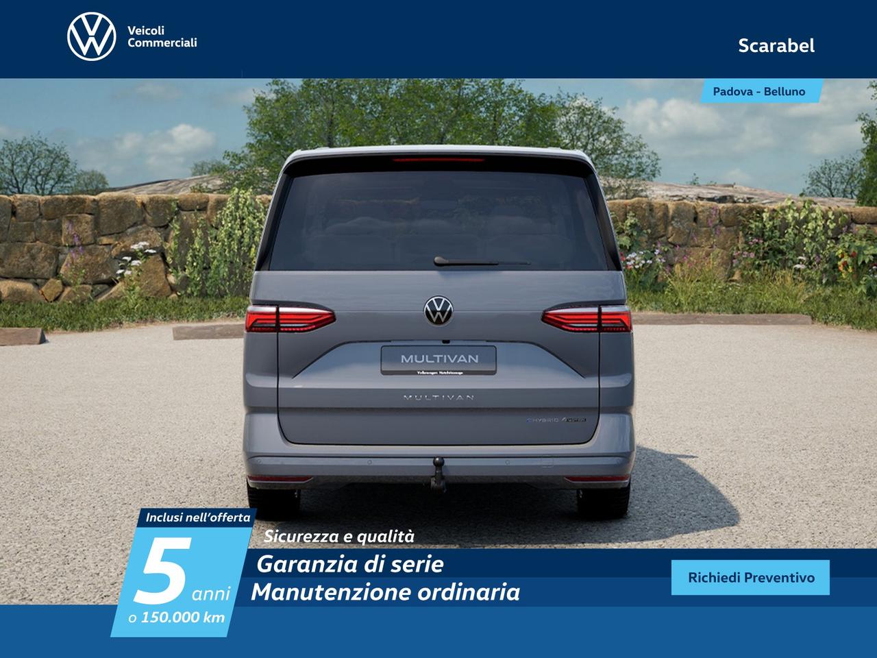 Volkswagen T7 Multivan lungo 1.5 phev life 4motion 245cv dsg 7p.ti