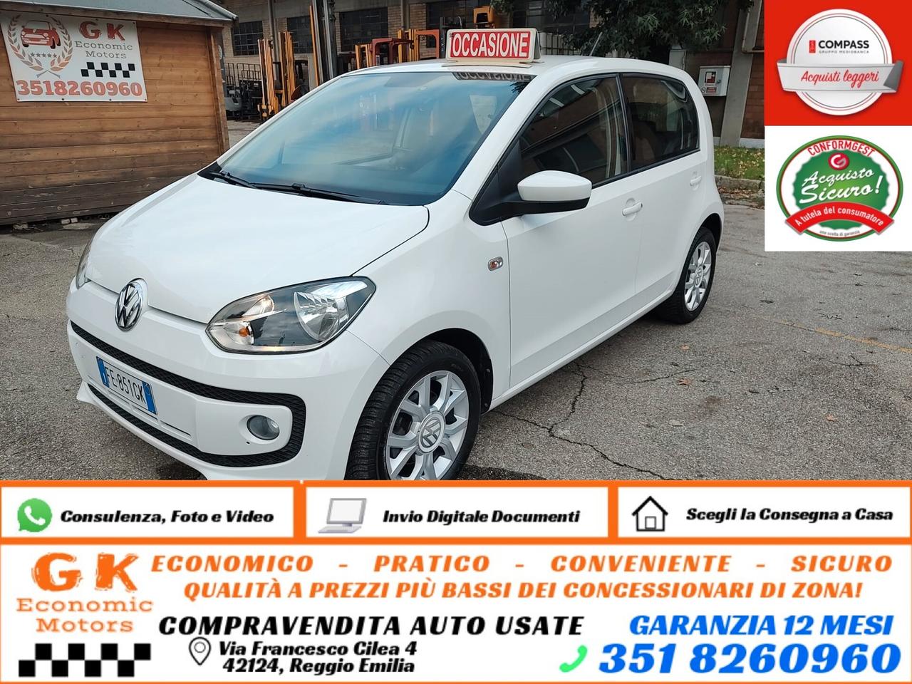 Volkswagen up! 1.0 5p. move up! BlueMotion Technology, OK NEOPATENTATI, GARANZIA L.12 MESI