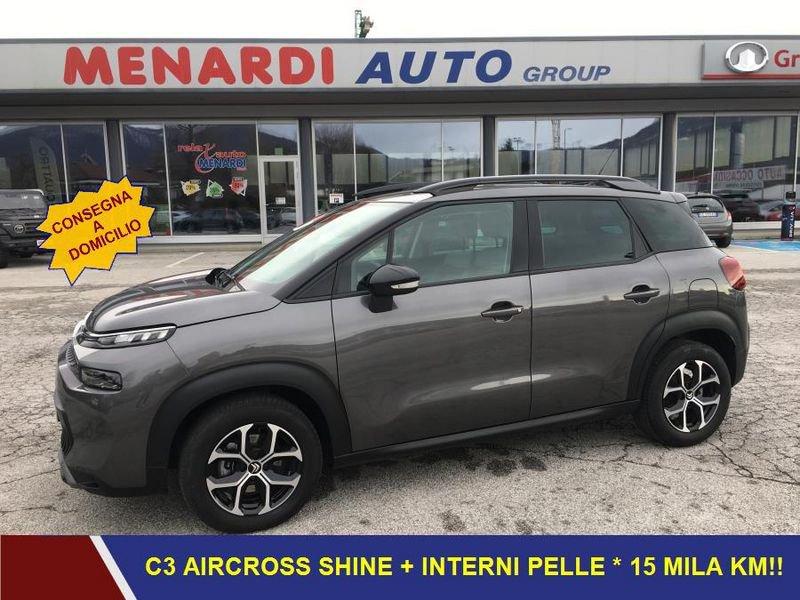 Citroën C3 Aircross PureTech 110 Shine NAVI+INTERNI PELLE+RETROCAMERA