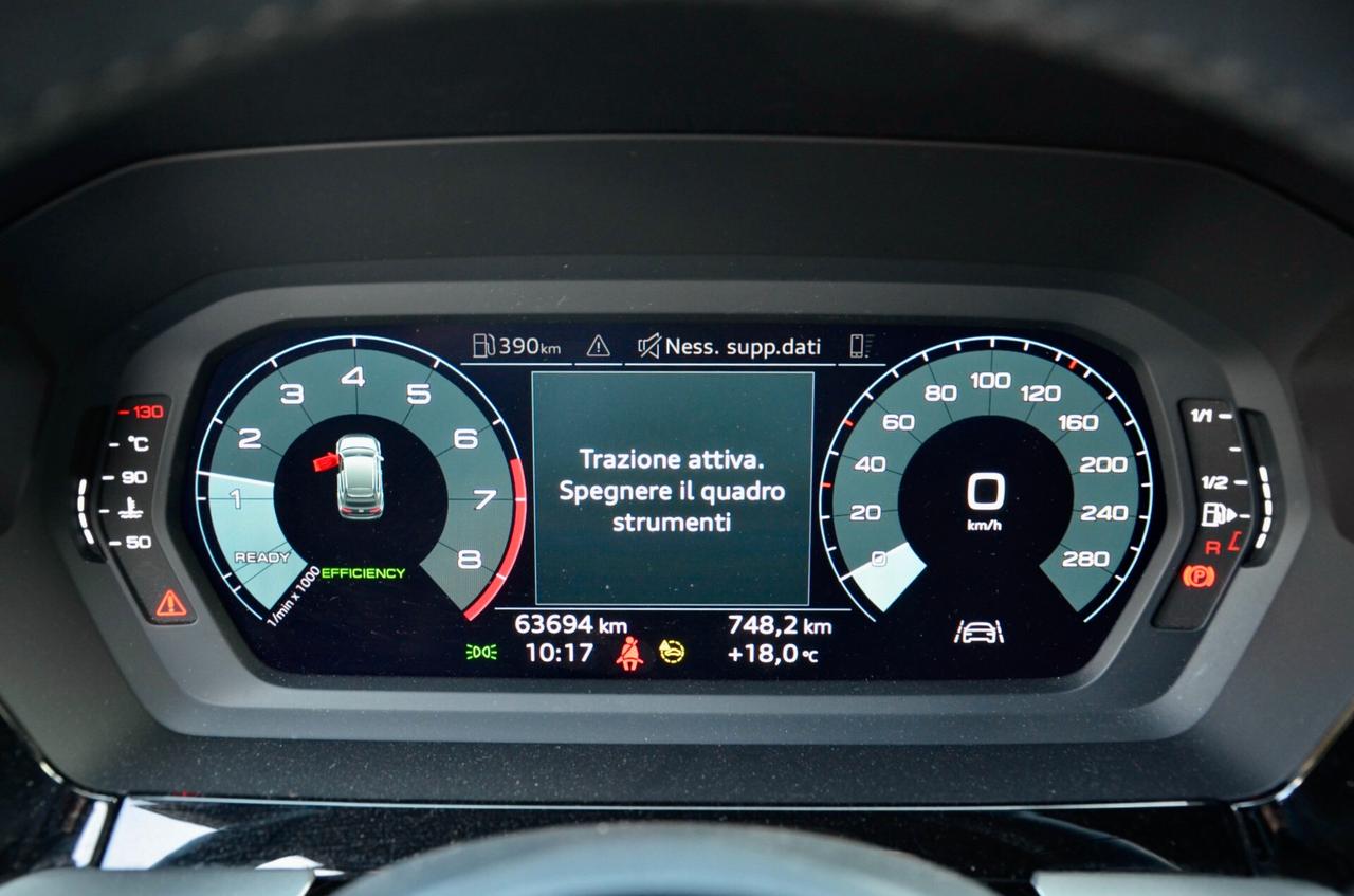 AUDI A3 SPB 35 1.5 TFSI BUSINESS 150cv, SERVICE AUDI, EURO 6D, FARI LED, APPLE ANDROID, PERMUTE
