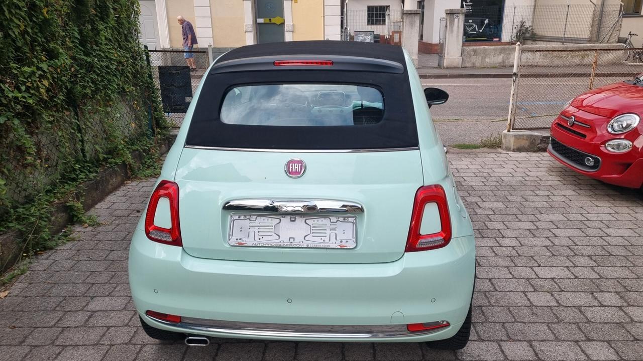 Fiat 500 C 1.2 Lounge 69 cv anno 2017 km 54000
