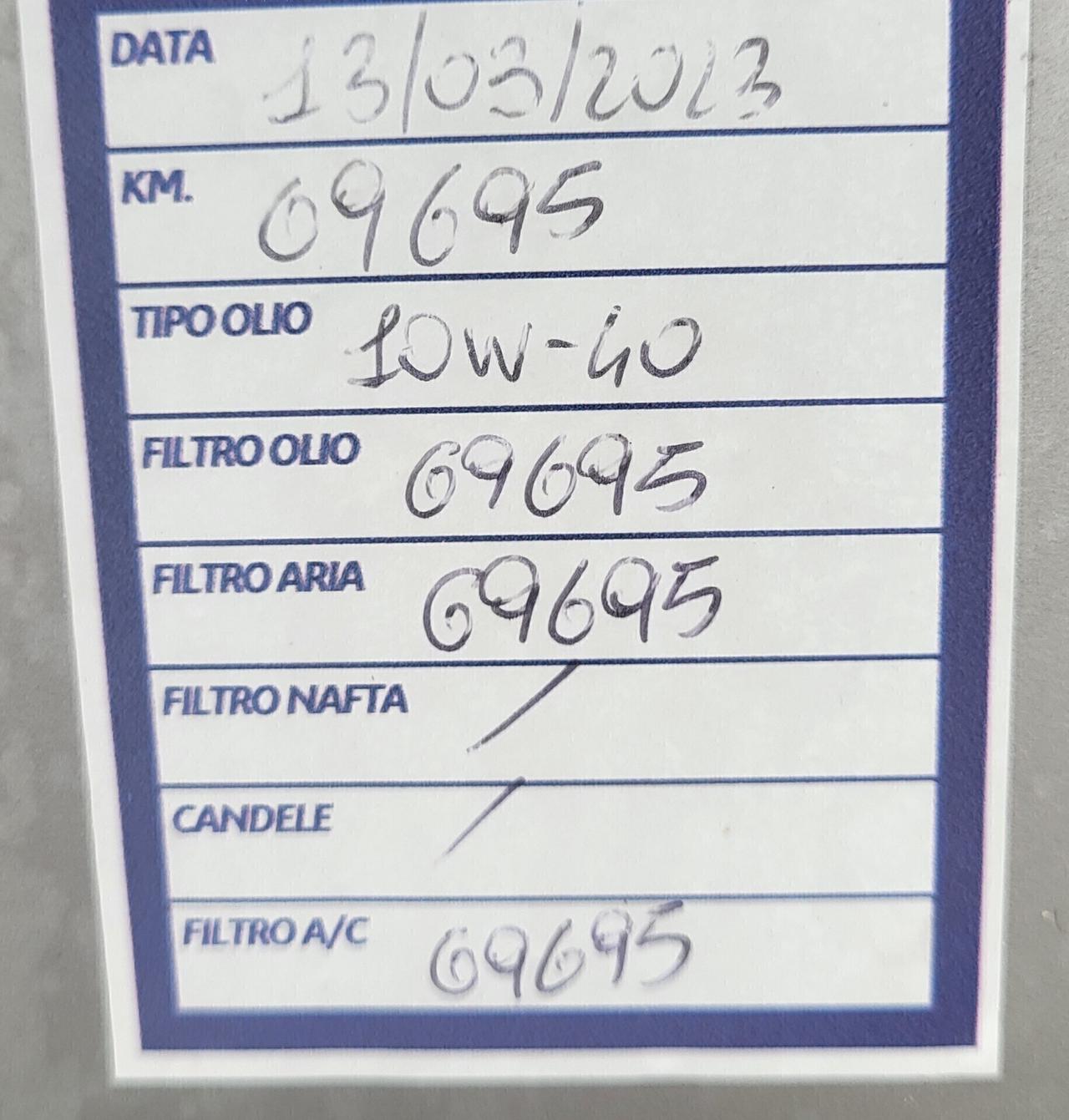 FIAT PUNTO EVO 1,2 GPL-UNICA PROPRIET-3 REVISIONI