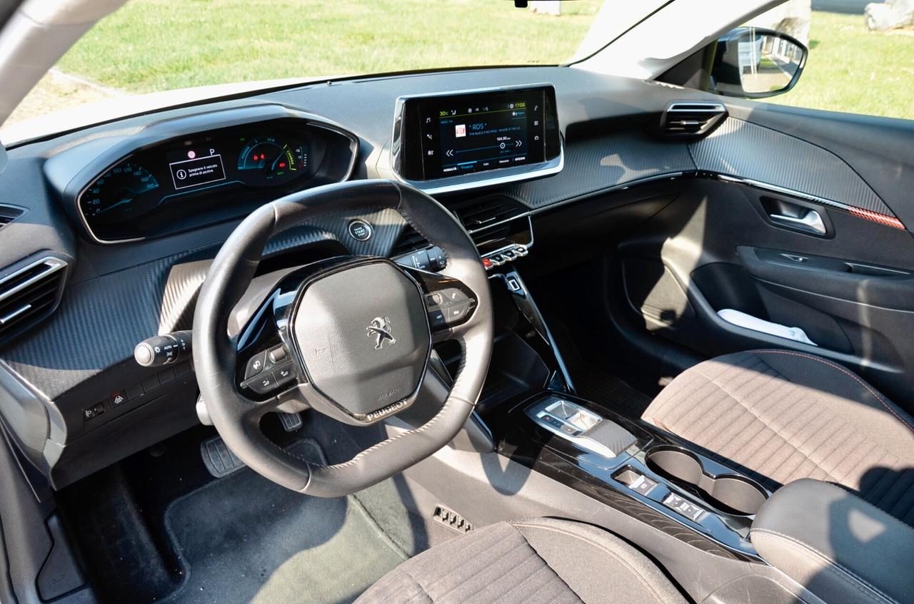 PEUGEOT E-208 ACTIVE PACK 100kW, UFF ITALIANA, TAGLIANDI PEUGEOT, APPLE ANDROID, PERMUTE