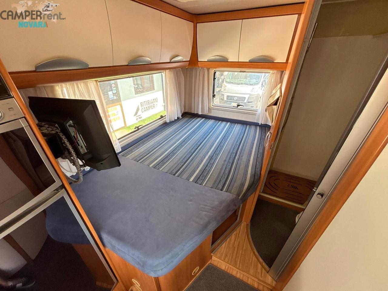 HYMER B654 SL - motorhome con letto alla francese in coda e garage foro 96x87