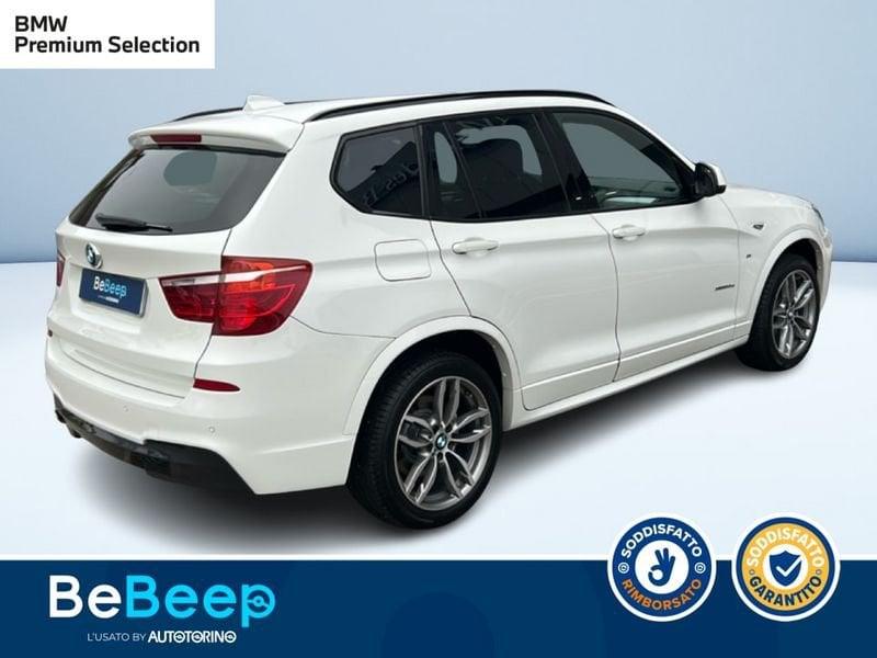 BMW X3 XDRIVE20D MSPORT AUTO MY16