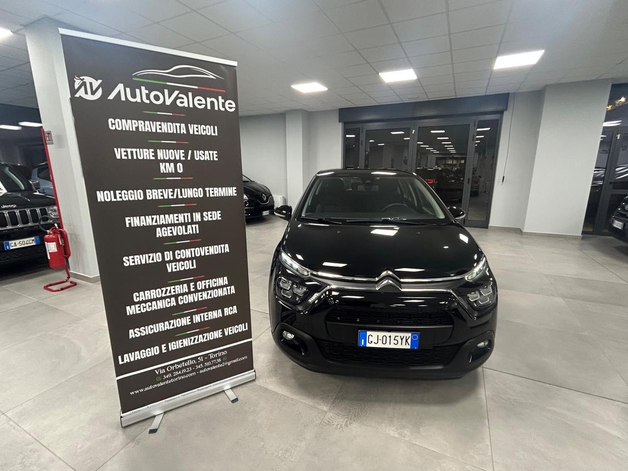 Citroen C3 1.2 Benz 83cv 2022 km41000 Neopatentati