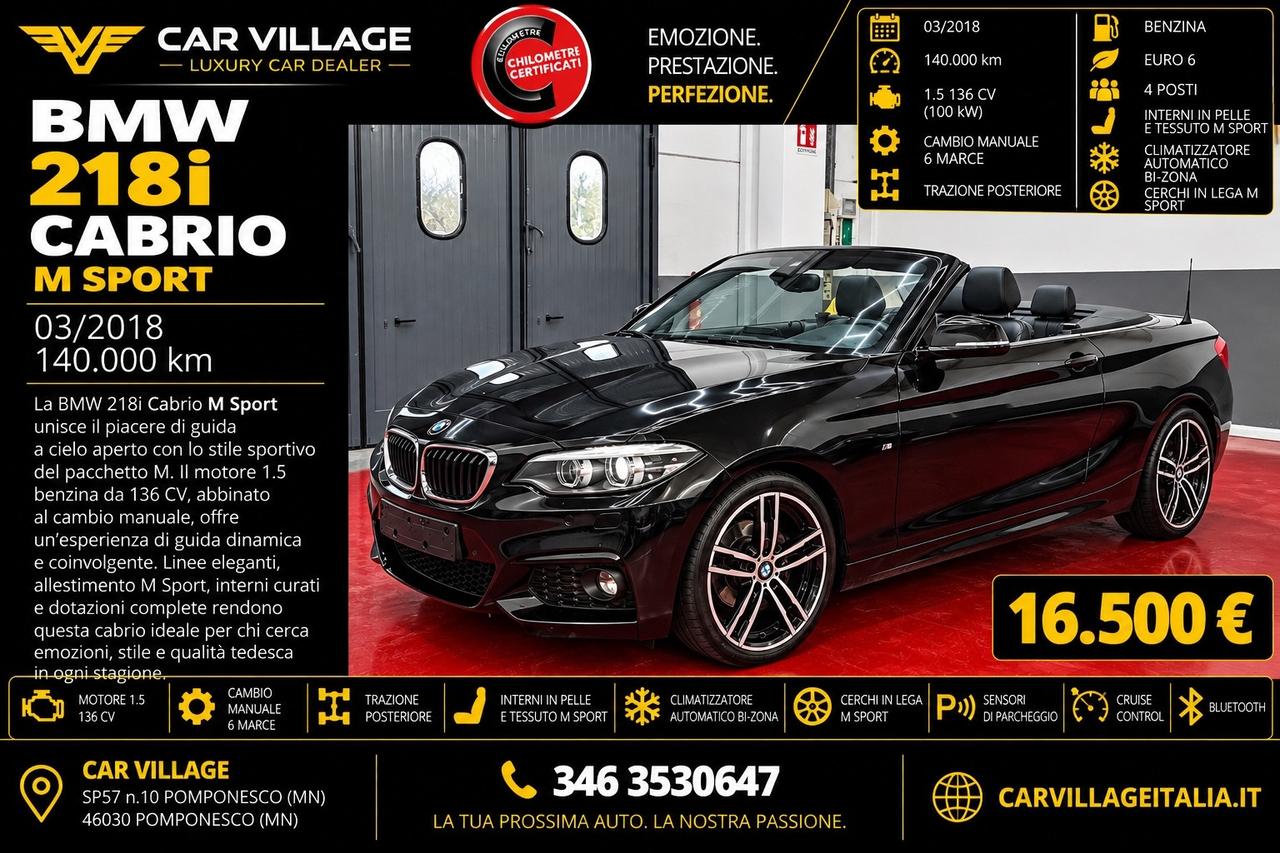 Bmw 218 218i Cabrio Sport