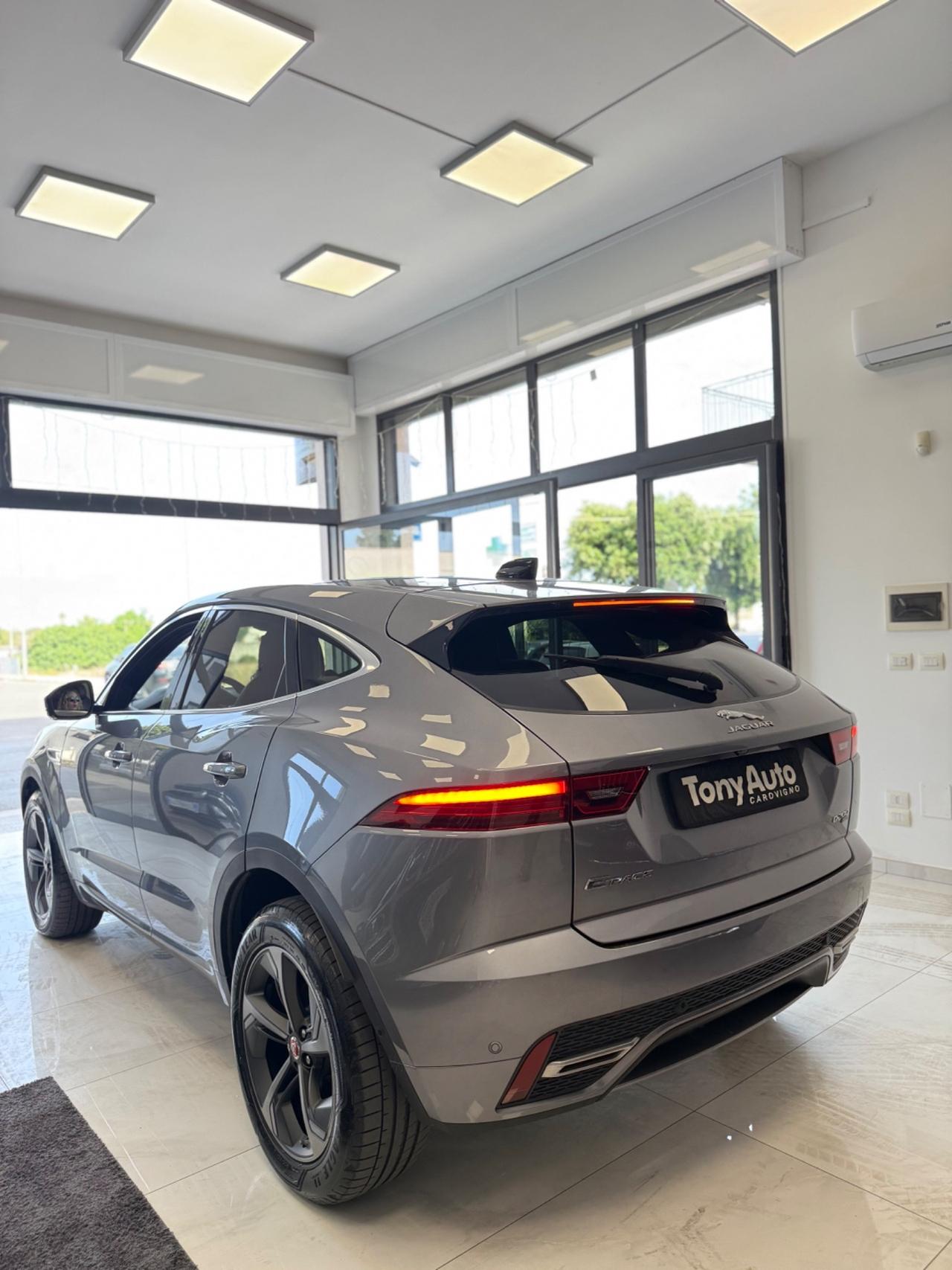 Jaguar E-Pace mhev R-Dynamic 204cv VIRTUAL COCKPIT.TELECAMERA 360*,NAVI,APPLE CARPLAY,INTERNI PELLE CARTIER