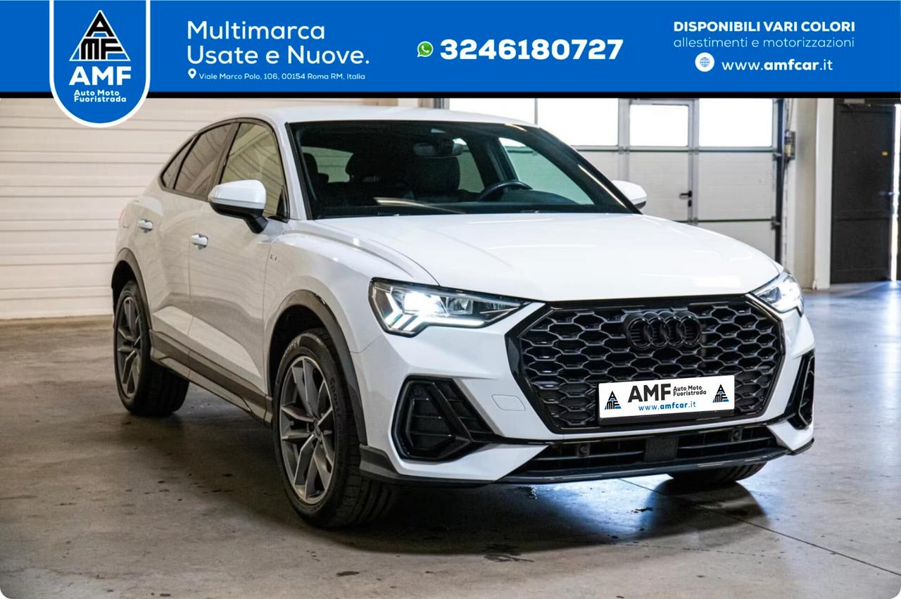 Audi Q3 Sportback 45 TFSIe S-Line Fari Matrix