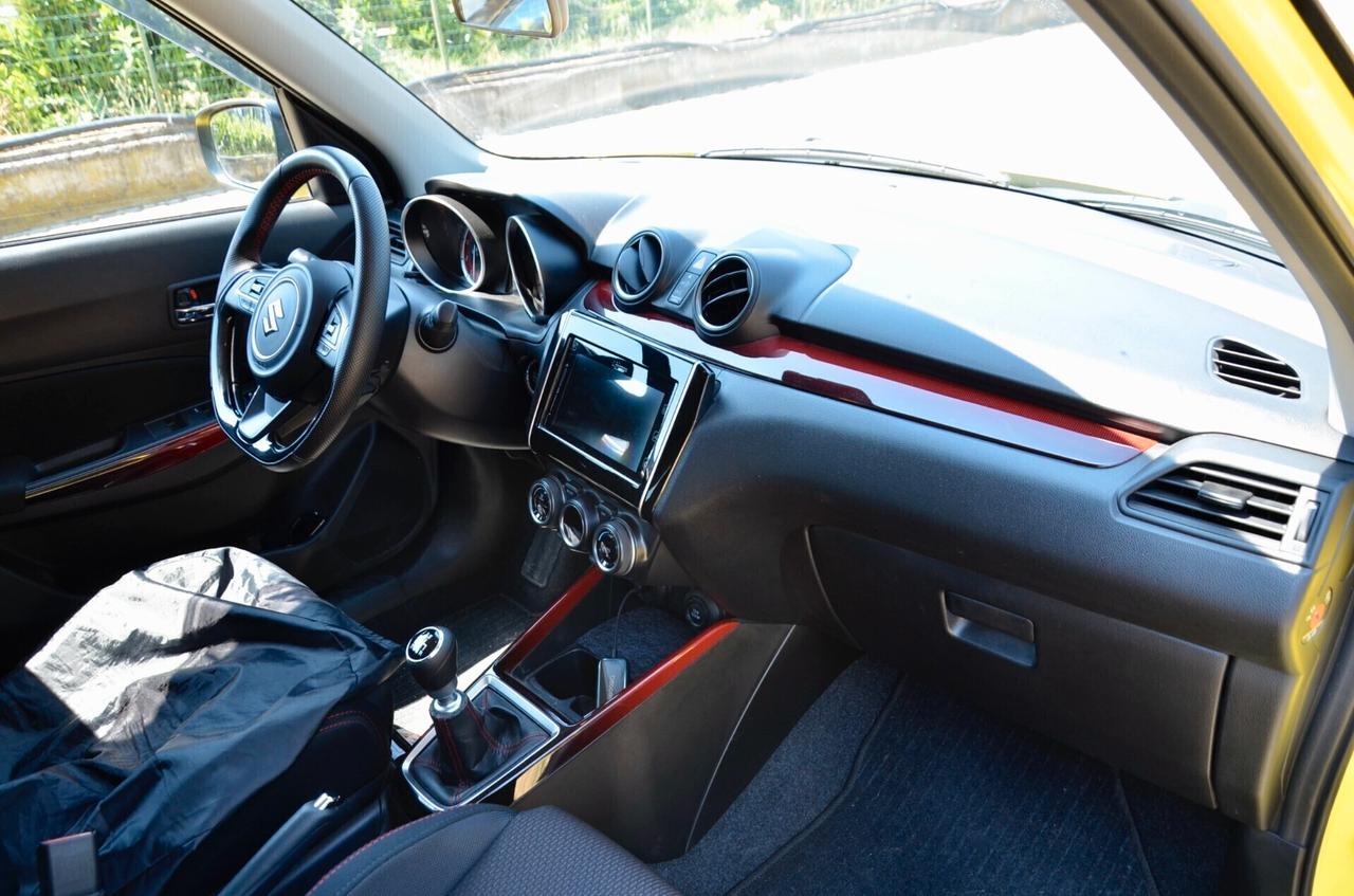 SUZUKI SWIFT 1.4 MILD HYBRID 2WD 129cv, PREZZO REALE, UNICOPROPRIETARIO, EURO 6D, UFF ITALIANA, SCARICO, CERCHI JAPAN, RETROCAMERA, PERMUTE