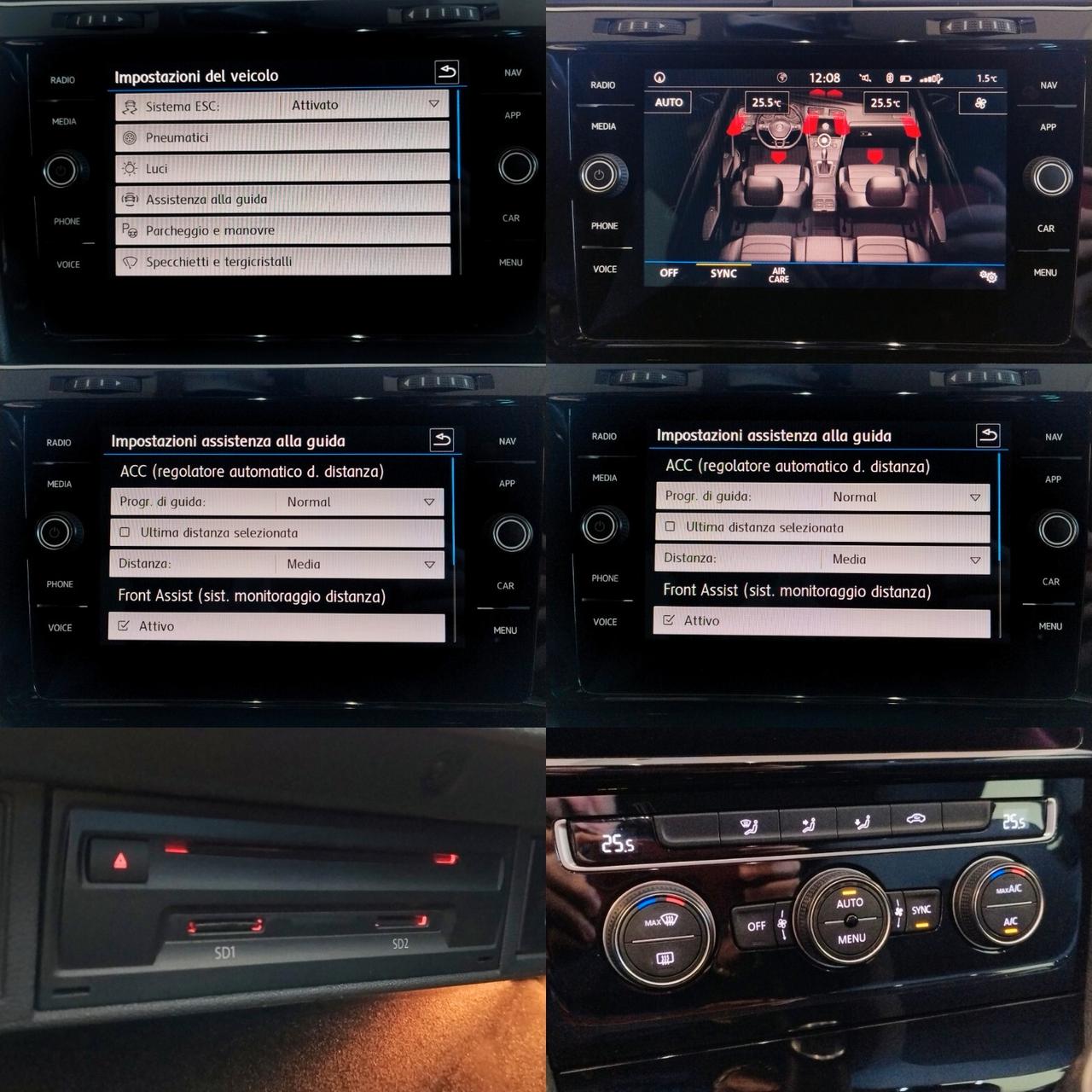 VOLKSWAGEN Golf 1.6 TDI 115cv HIGHLINE *VIRTUAL*ACC*CARPLAY