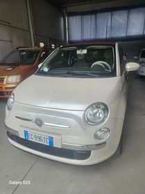FIAT 500C 1.2 Lounge | Solo 63.000 km | Bianco Perla & Capote Rossa