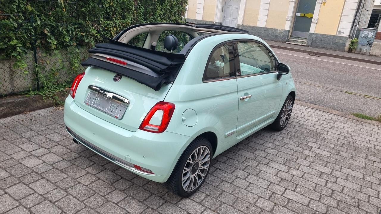 Fiat 500 C 1.2 Lounge 69 cv anno 2017 km 54000