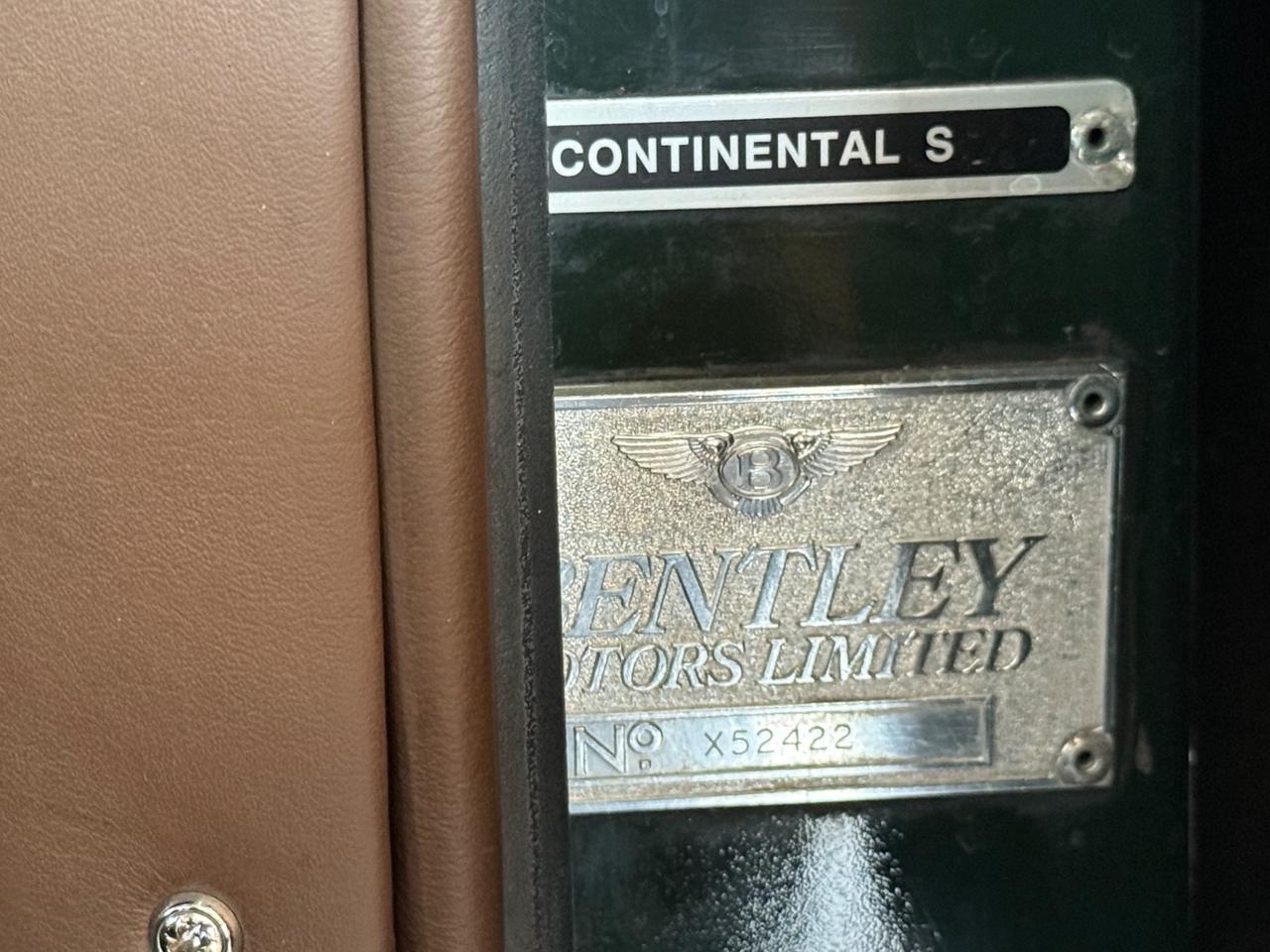 Bentley Continental S 6.8 -ASI-