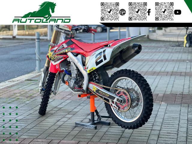 HONDA CRF 450 R Solo2.4Ore*Scarico Akrapovic*Gomme 90%