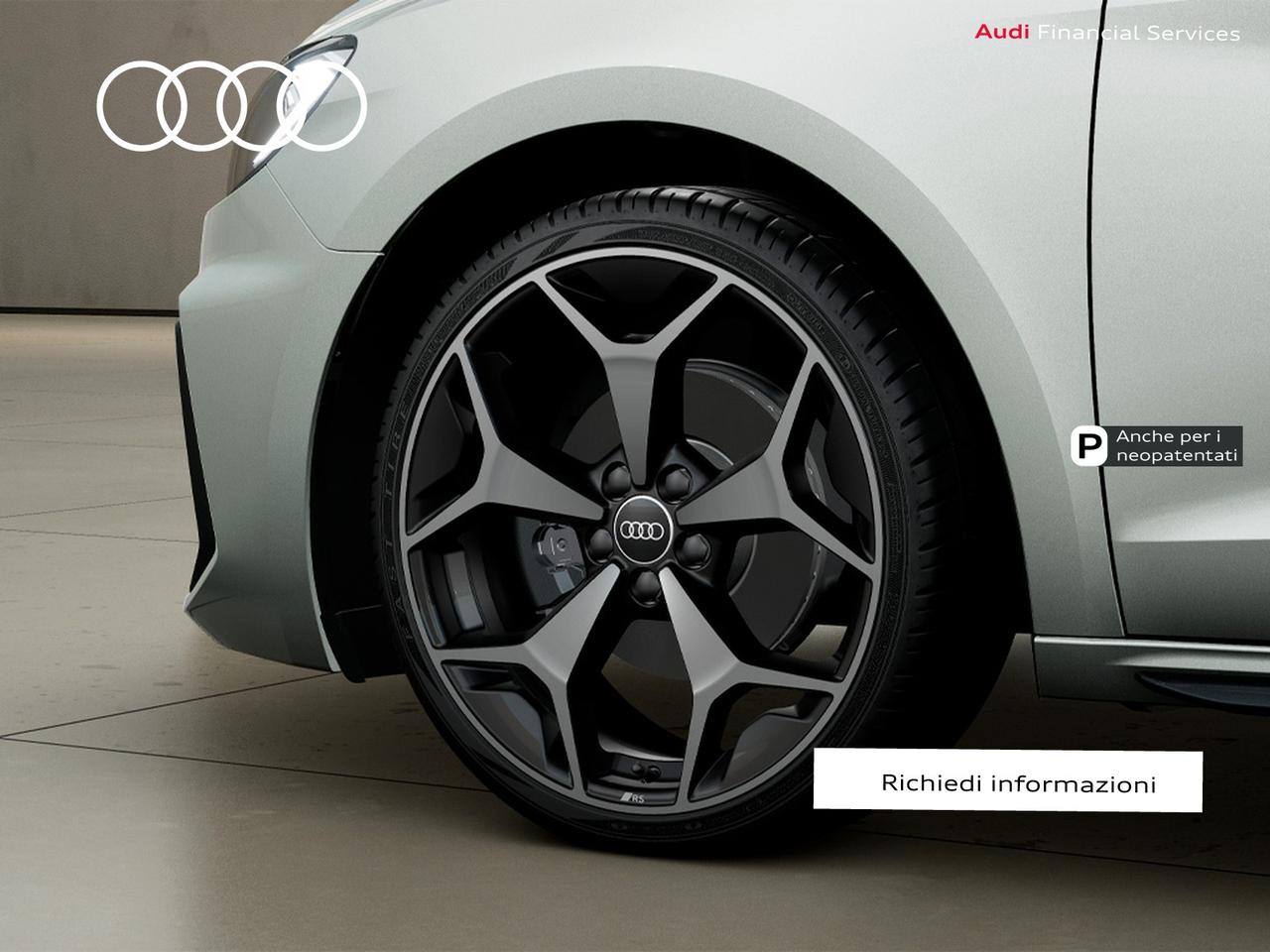 Audi A1 sportback 30 1.0 tfsi identity black 116cv s-tronic