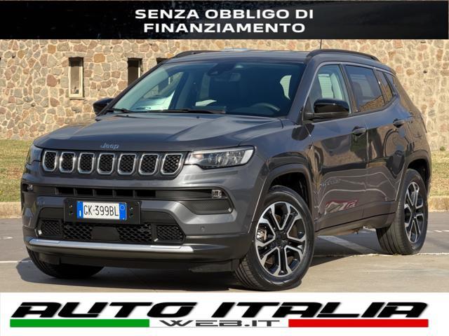 JEEP Compass 190CV 4XE LIMITED+PHEV+18''+RCAM+2PDC+PELLE