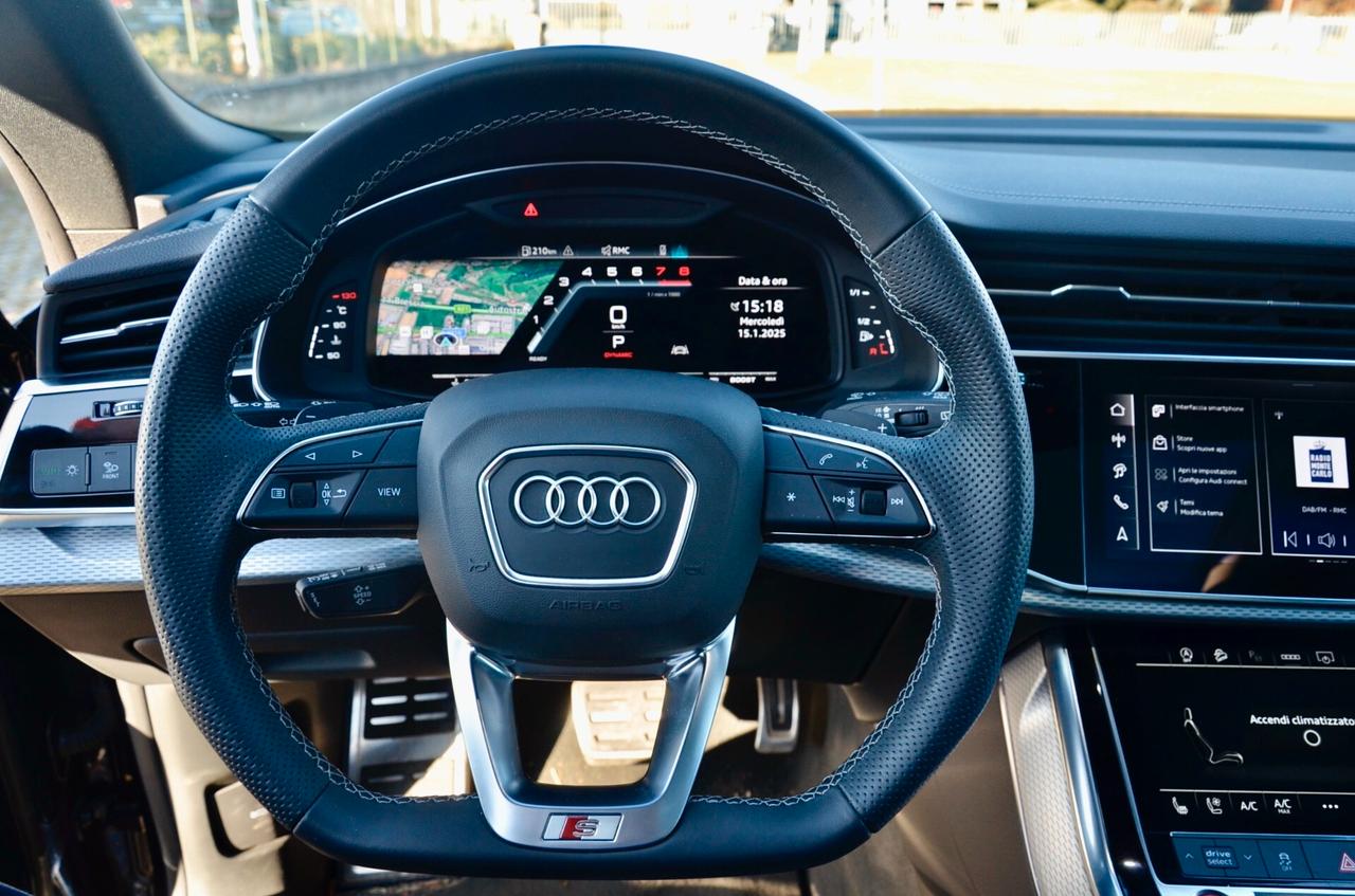 AUDI SQ8 4.0 TFSI QUATTRO TIPTRONIC 507cv, GARANZIA UFF AUDI, TETTO, 22", HI-FI BANG&OLUFSEN, ASSE POSTERIORE STERZANTE, MATRIX, PERMUTE