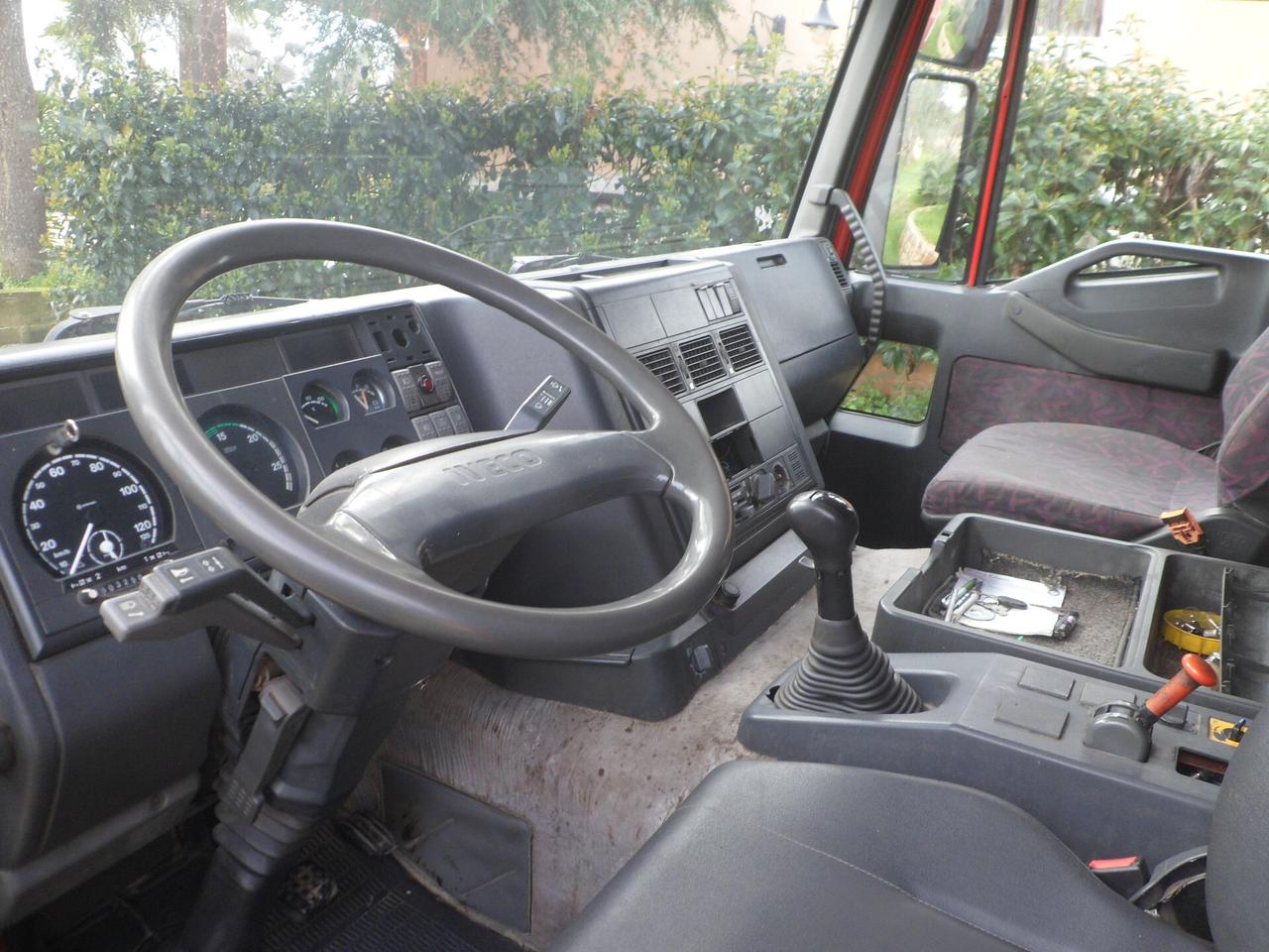 Iveco eurotech 440e42 pianale con rampe 4 assi