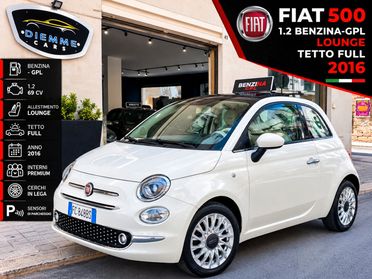 Fiat 500 1.2 Gpl - Lounge - Tetto Apribile 2016