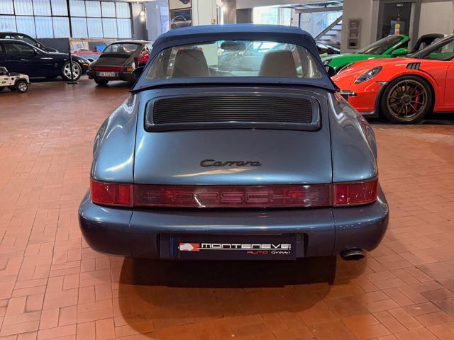 PORSCHE 964 Cabrio-Baltic Blu-Pelle Blu-Capote Blu