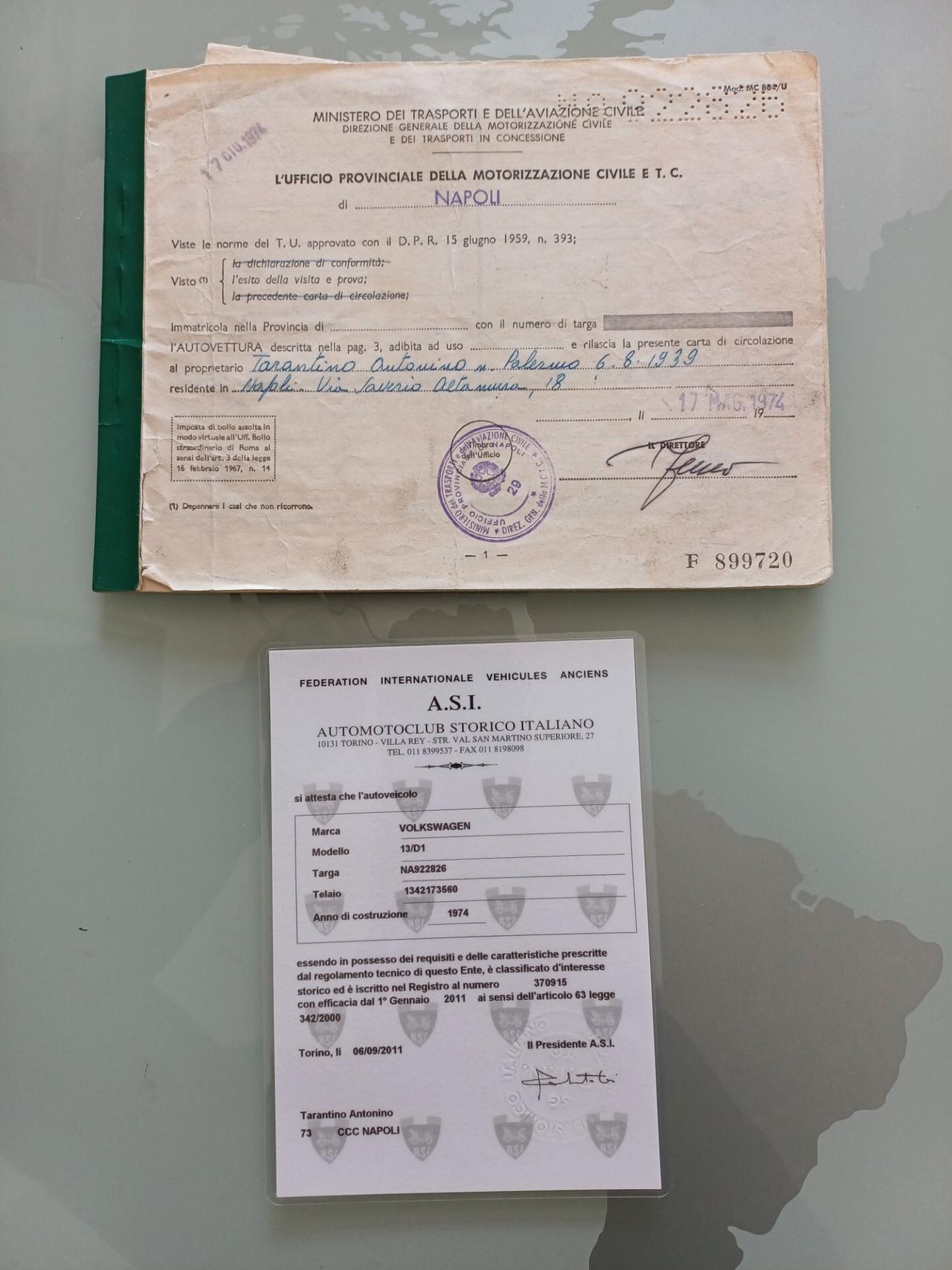 Volkswagen Maggiolino 1200cc. Benzina