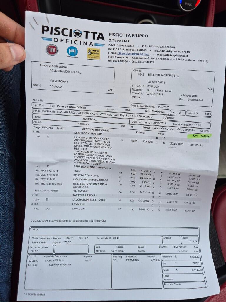 ALFA STELVIO 2.2 d 210CV AT8 Q4 EXECUTIVE FULL