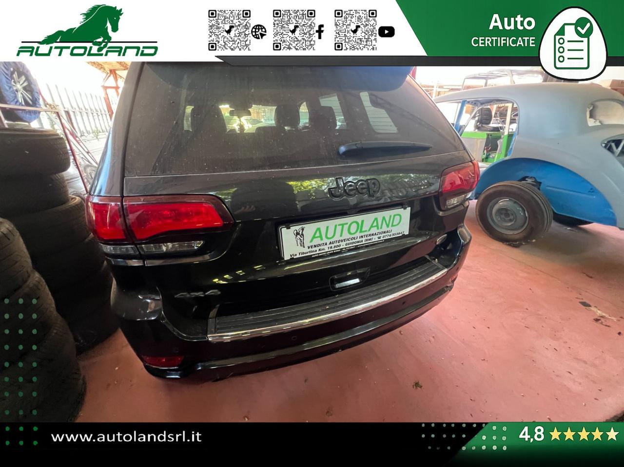 Jeep Grand Cherokee 3.0 crd V6 Overland 250cv auto